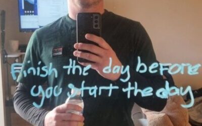 Finish the day before you start the day